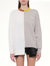 Asymmetric Sweater in Mustard/Bronze