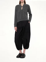 Draped Trouser AF in Black