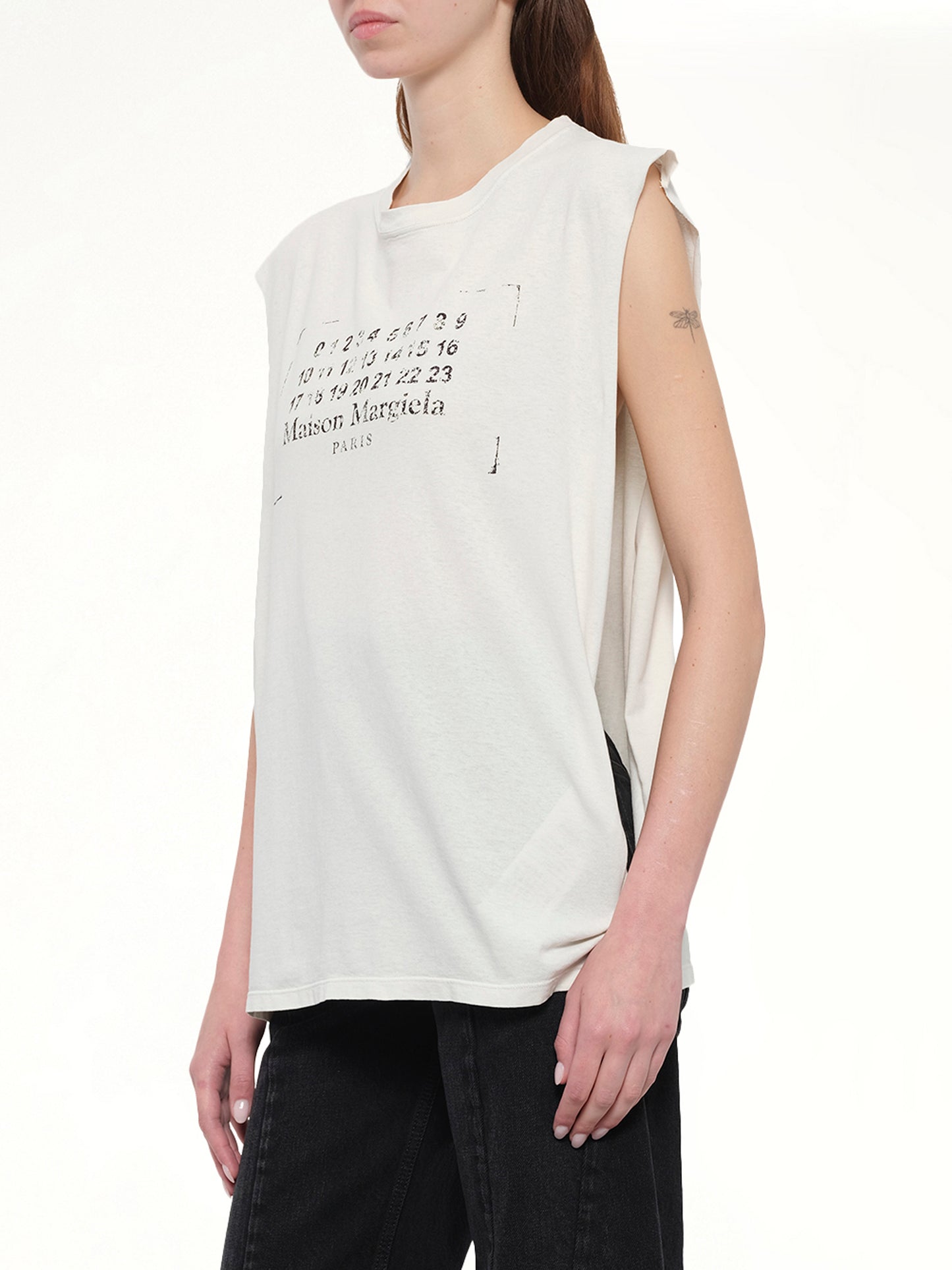 Logo Tank Top in Butter