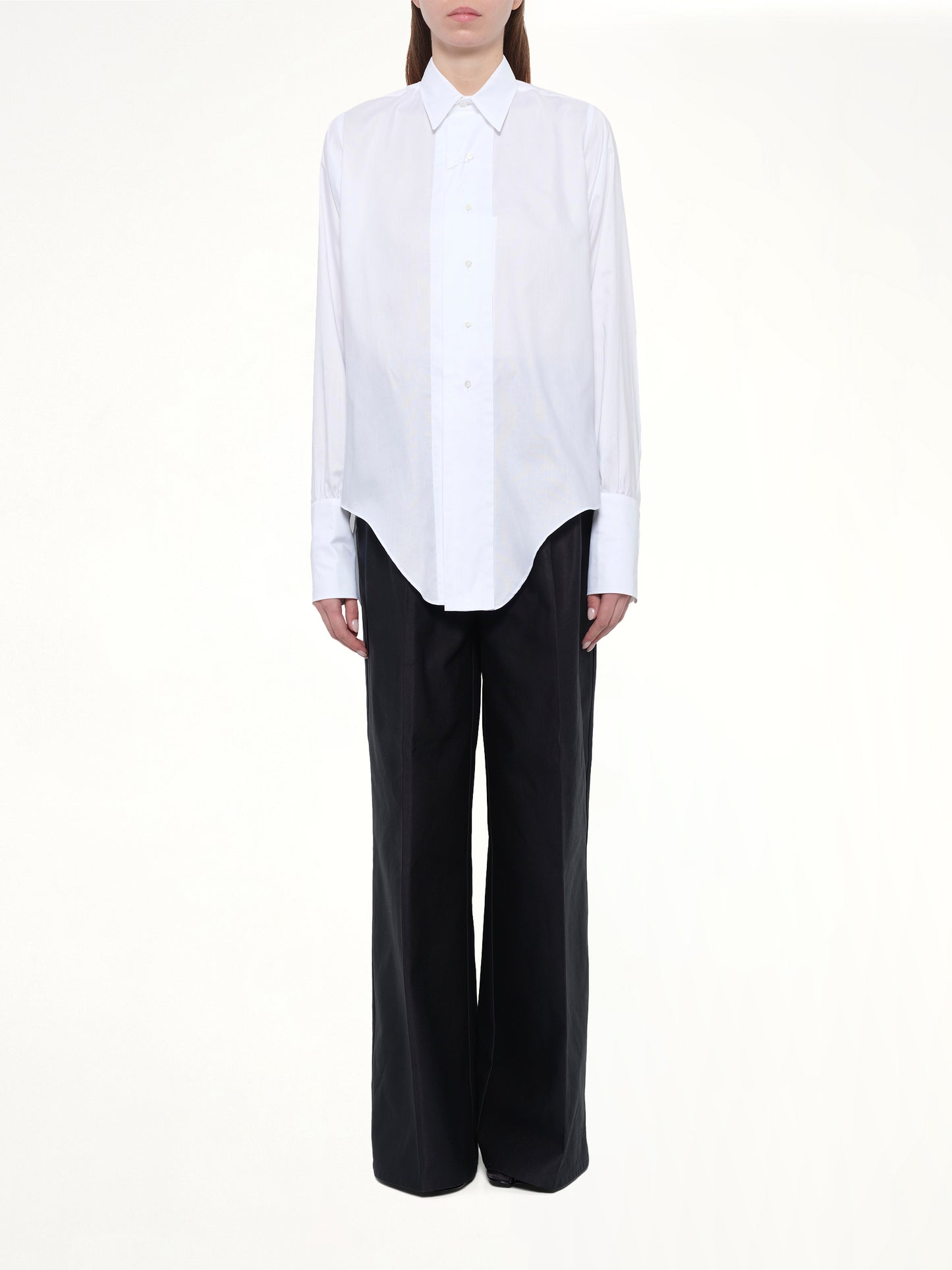 Long-sleeved Shirt in White