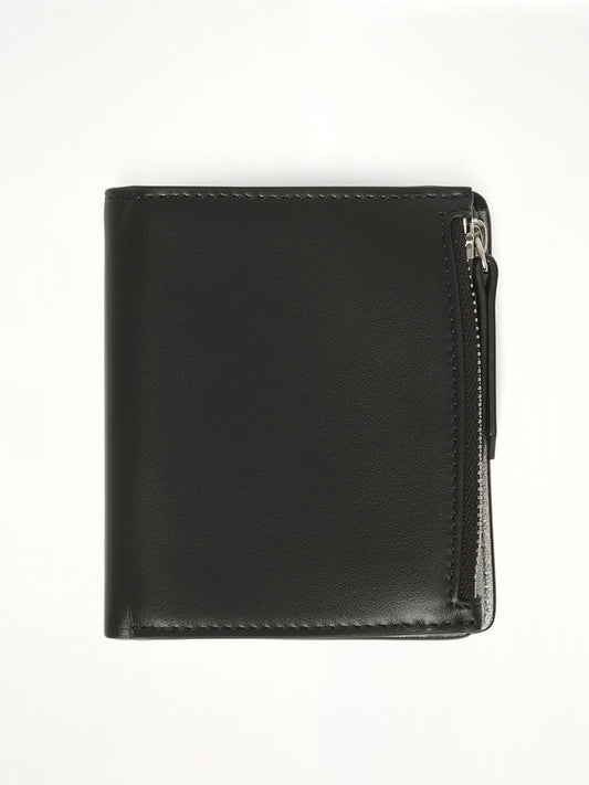 Maison Margiela Flip Wallet in Black/Silver