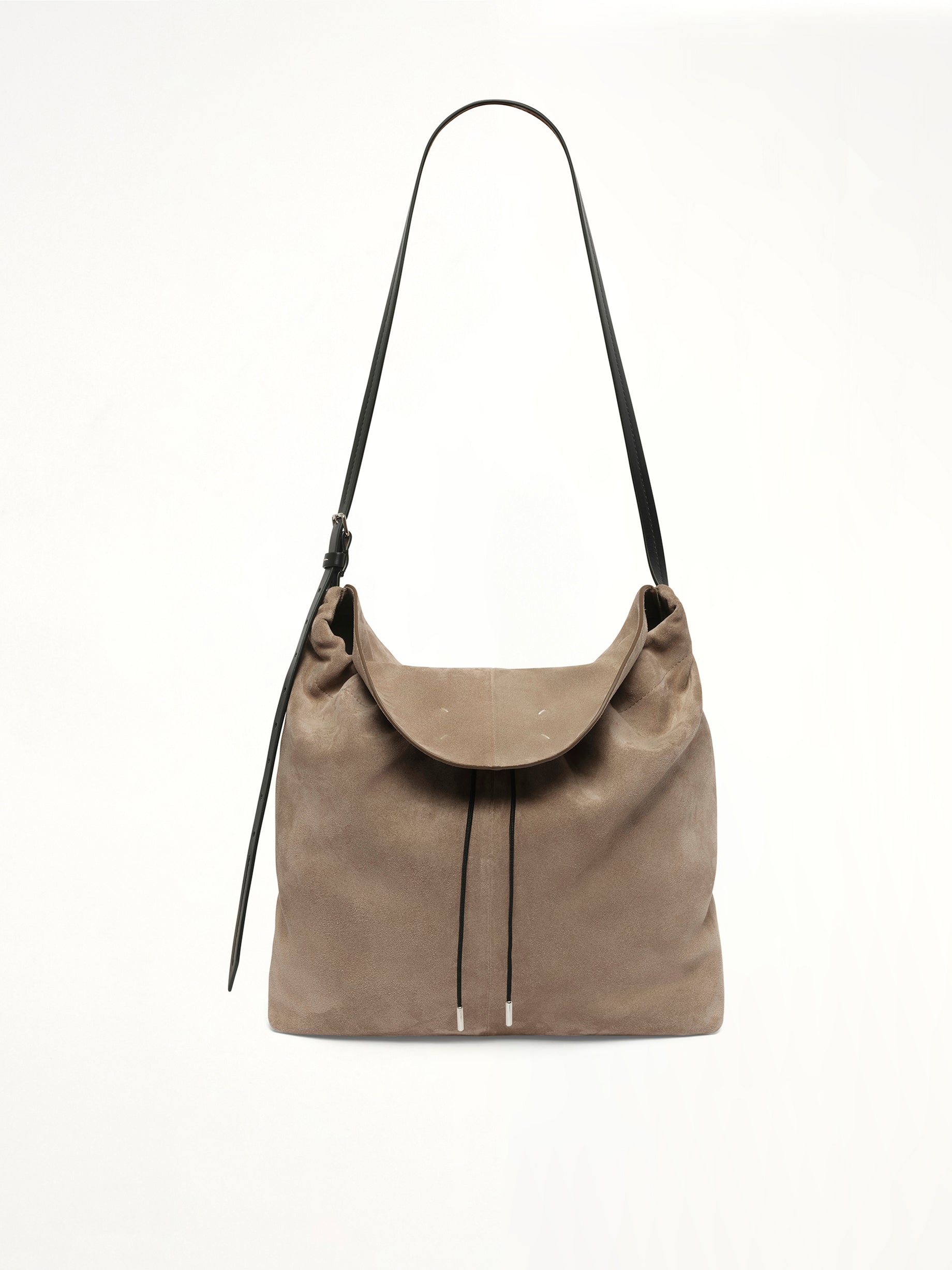 Belt Bag Hobo Small in Vison/Black/Chestnut