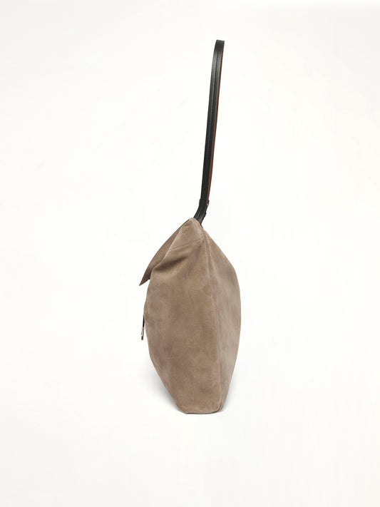 Belt Bag Hobo Small in Vison/Black/Chestnut