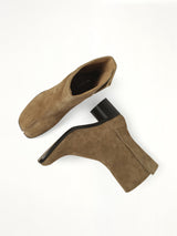 Tabi Ankle 8cm Boots in Corn Brown Top View | MAISON MARGIELA
