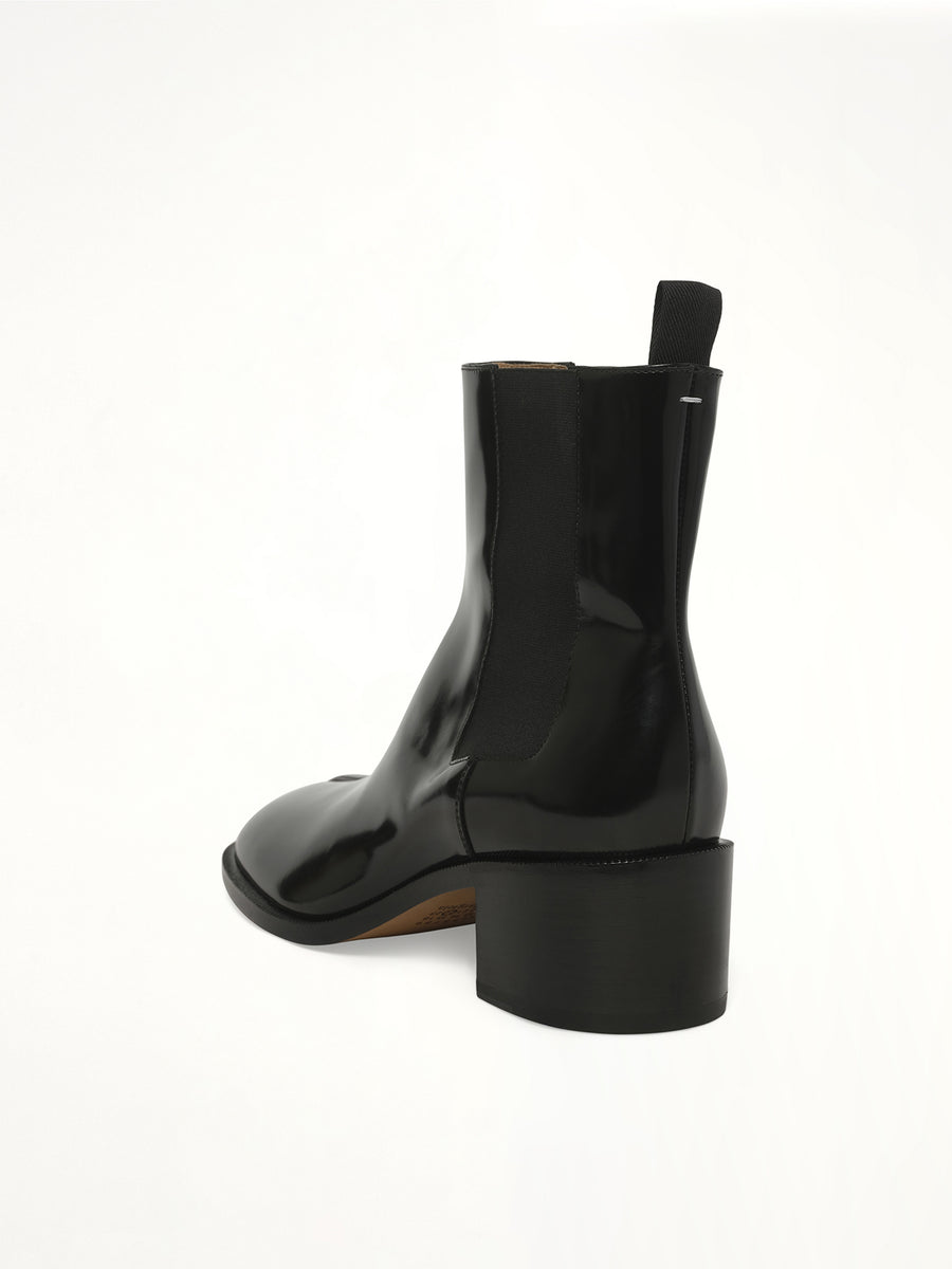 Tabi Chelsea 5.5cm Boots in Black Back View | MAISON MARGIELA
