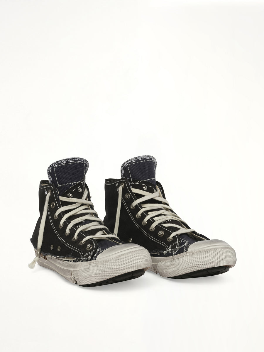 Loved to Death Sneaker in Black Front View | MAISON MARGIELA