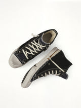 Loved to Death Sneaker in Black Top View | MAISON MARGIELA