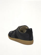 Replica Leather Sneaker in Blue Nights Back View | MAISON MARGIELA
