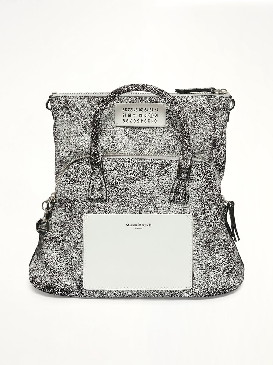 5AC Mini Loved to Death Bag in White/Black
