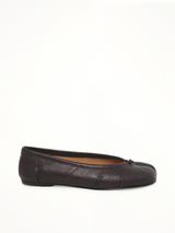 Tabi Ballerina in Plum Side View | MAISON MARGIELA