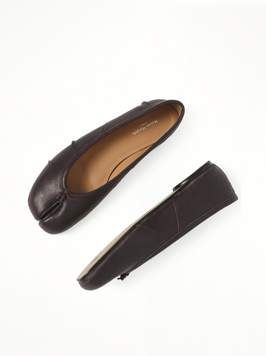 Tabi Ballerina in Plum