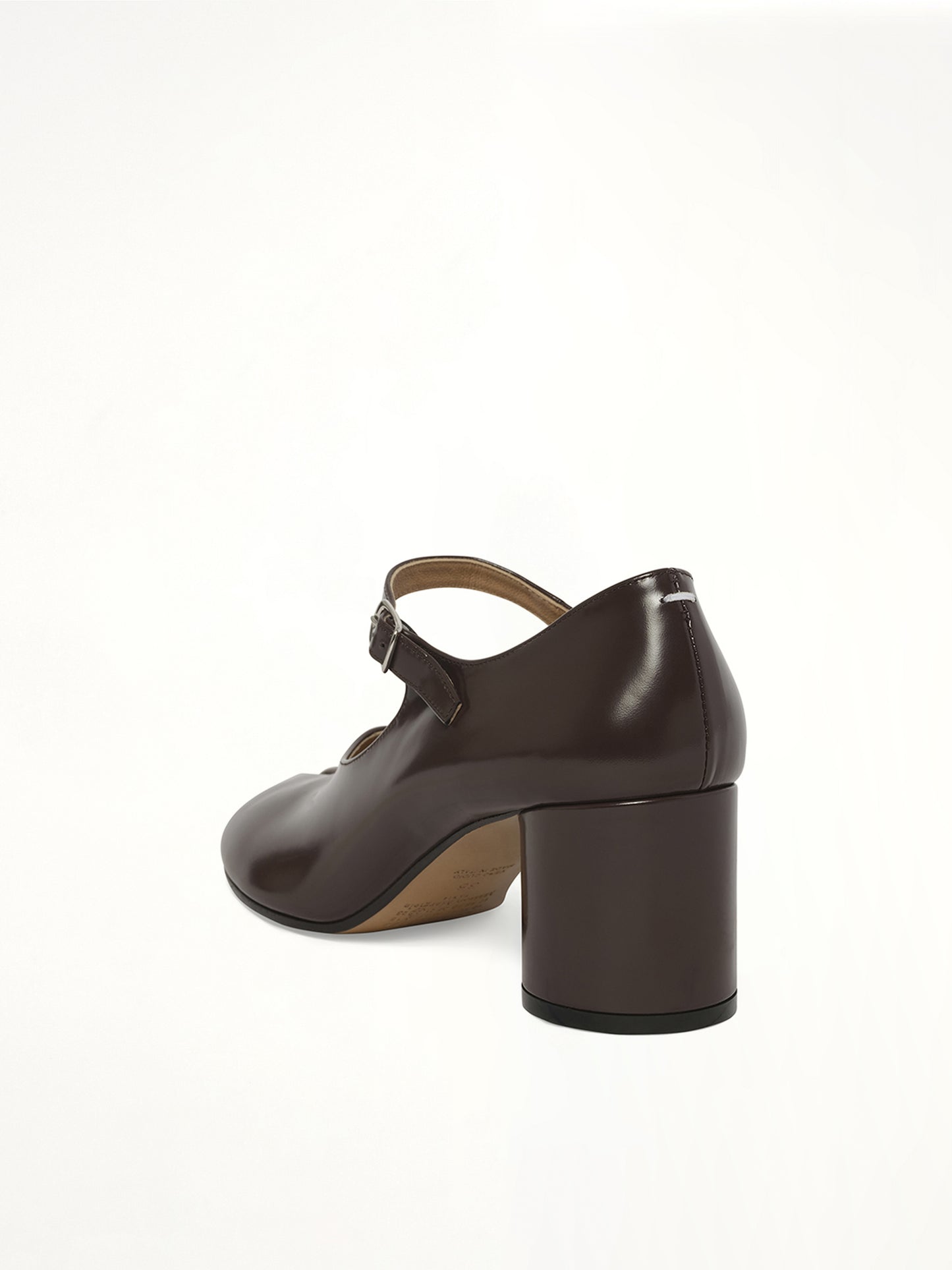Tabi Mary Jane 6cm Heel in Moka