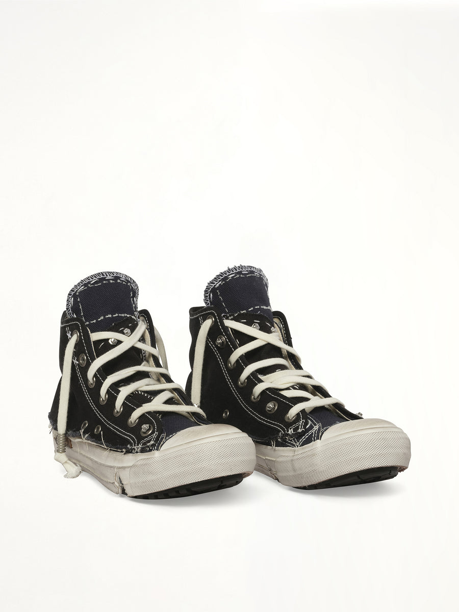 Loved to Death Sneaker in Black Front View | MAISON MARGIELA