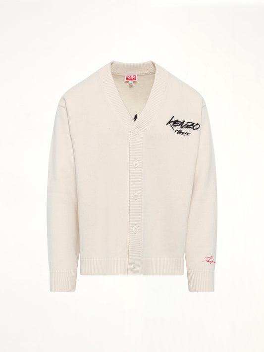 Kenzo x Futura 2000 Cardigan in Off White