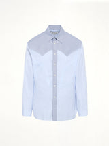Classic Stripe Shirt in Azure
