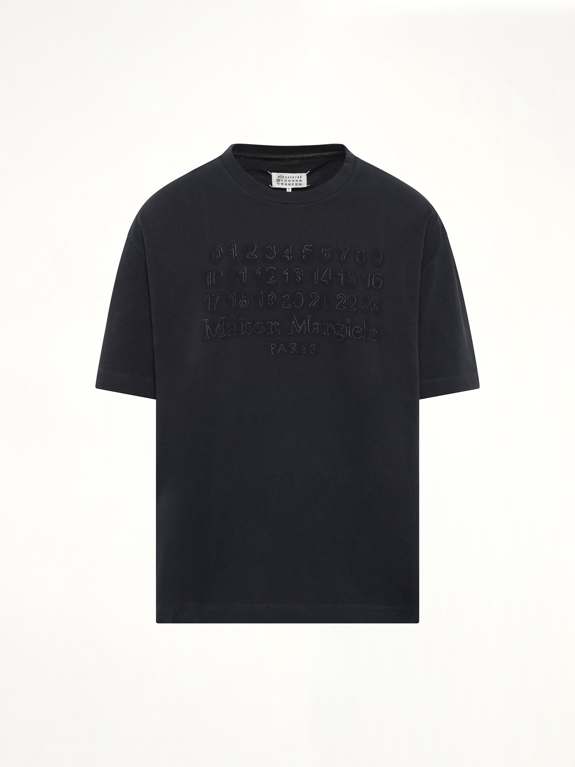 MAISON MARGIELA , Memory of Logo T-Shirt in Charcoal Product Photo from MARAIS