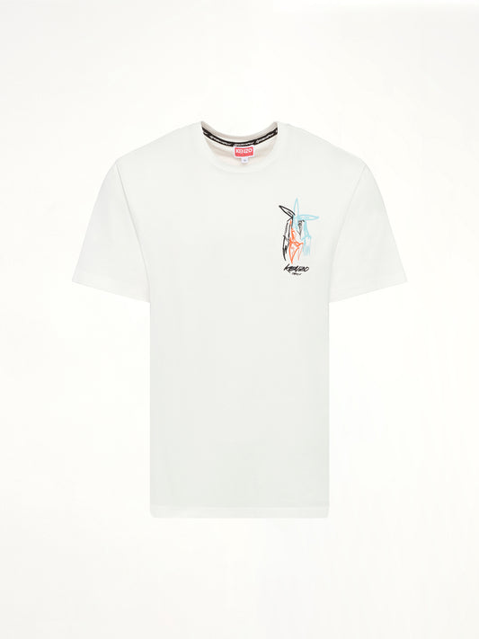 Kenzo x Futura 2000 T-Shirt in Off White