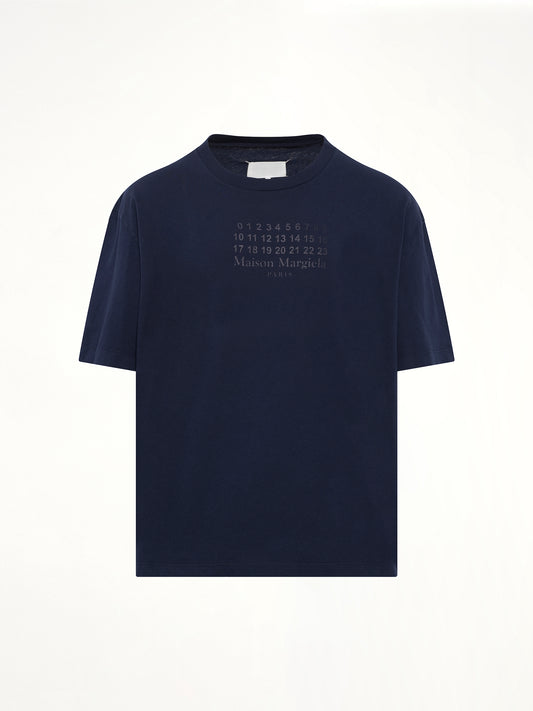 Maison Margiela Logo T-Shirt in Vintage Blue