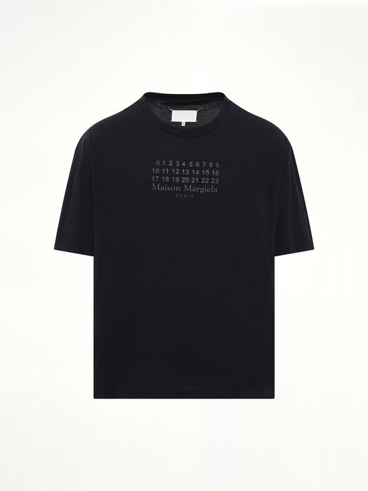 Maison Margiela Logo T-Shirt in Washed Black