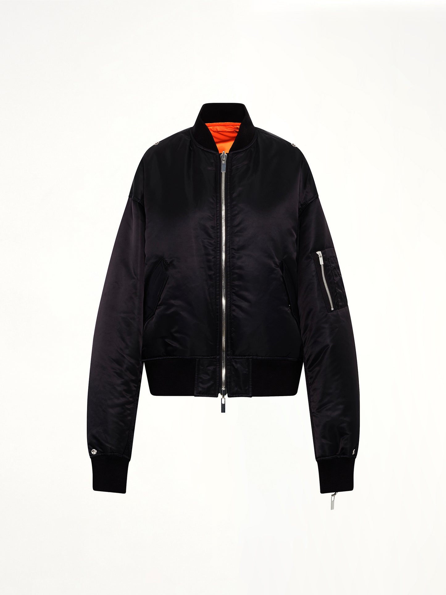 Noir Kei Ninomiya Nylon Twill Blouson in Black