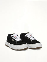 Oliver OG Low Sneaker in Black Front View | MAISON MIHARA YASUHIRO
