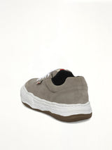 Oliver OG Low Sneaker in Gray Back View | MAISON MIHARA YASUHIRO