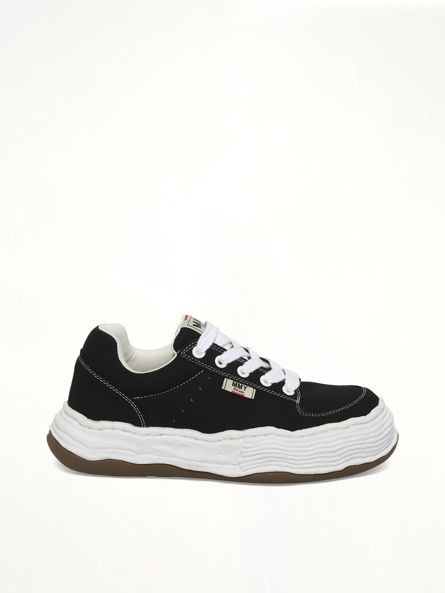 Oliver OG Sneaker in Black Side View | MAISON MIHARA YASUHIRO