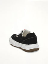 Oliver OG Sneaker in Black Back View | MAISON MIHARA YASUHIRO