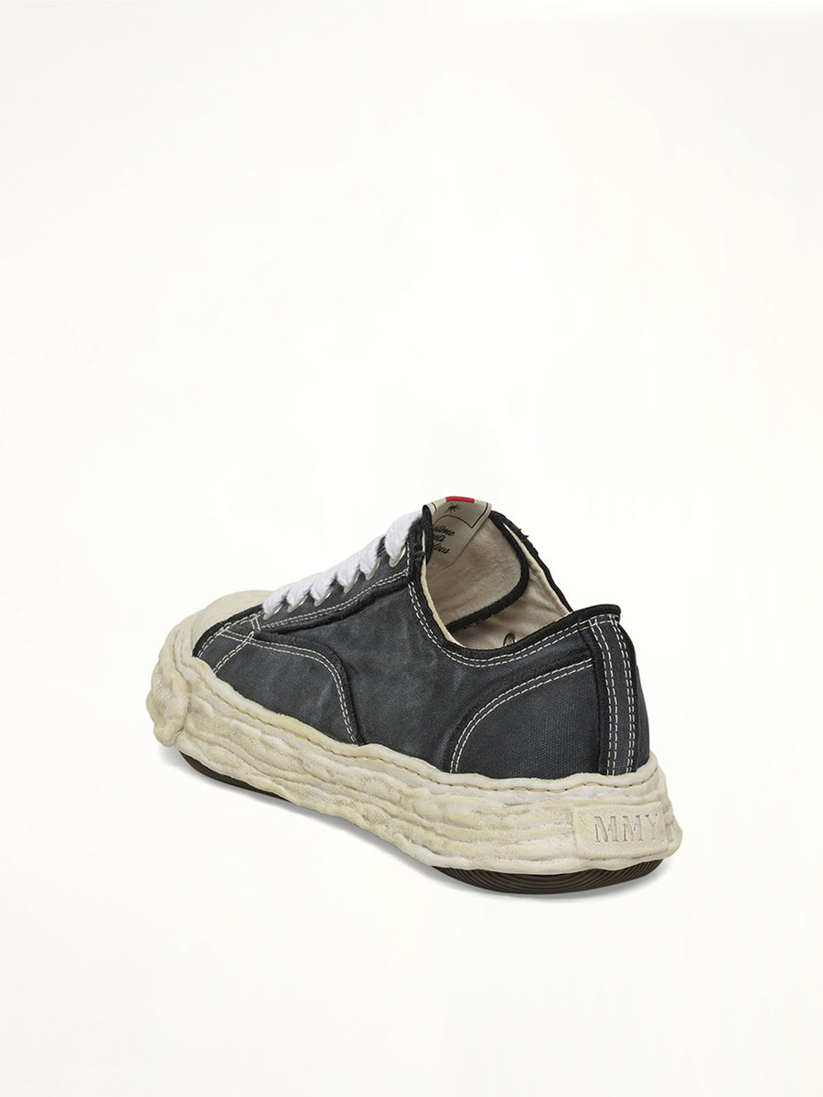 Peterson 23 OG Sneaker in Black Back View | MAISON MIHARA YASUHIRO