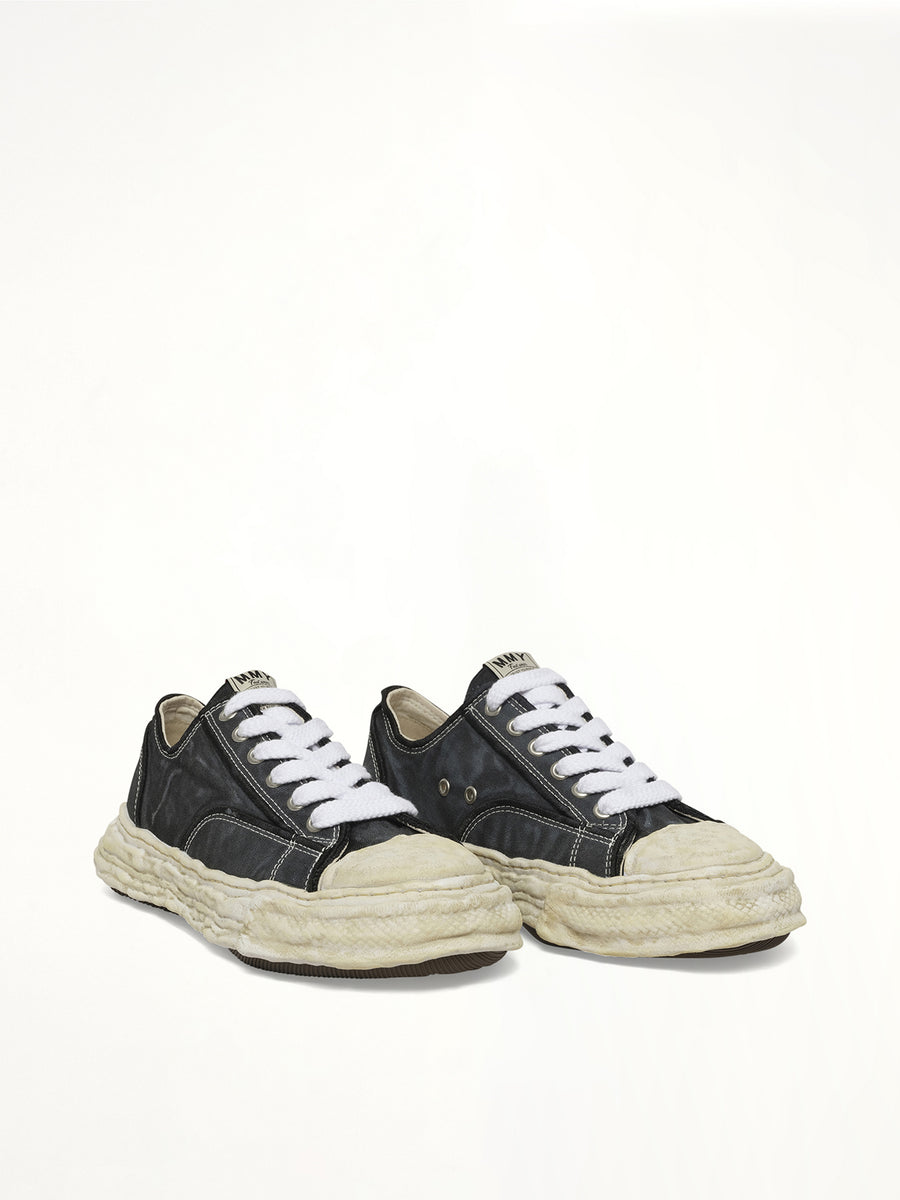 Peterson 23 OG Sneaker in Black Front View | MAISON MIHARA YASUHIRO