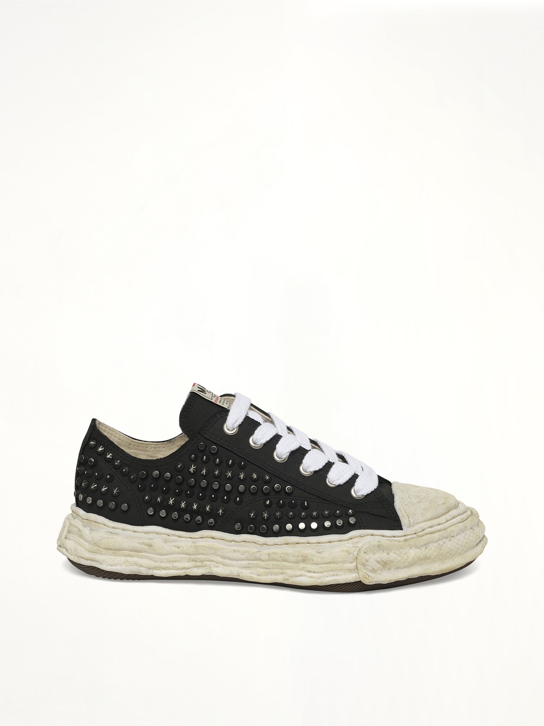 Peterson 23 OG Sneaker in Black Side View | MAISON MIHARA YASUHIRO