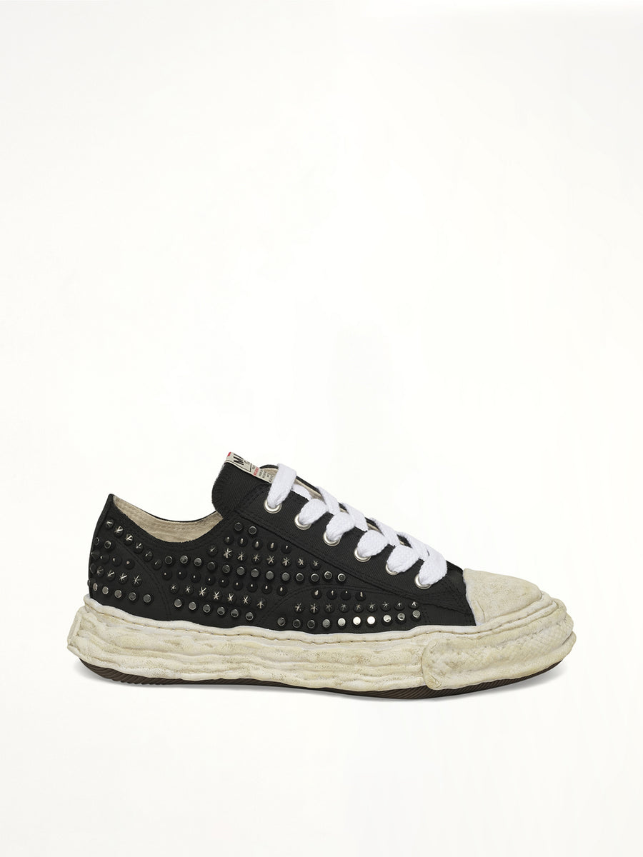 Peterson 23 OG Sneaker in Black Side View | MAISON MIHARA YASUHIRO