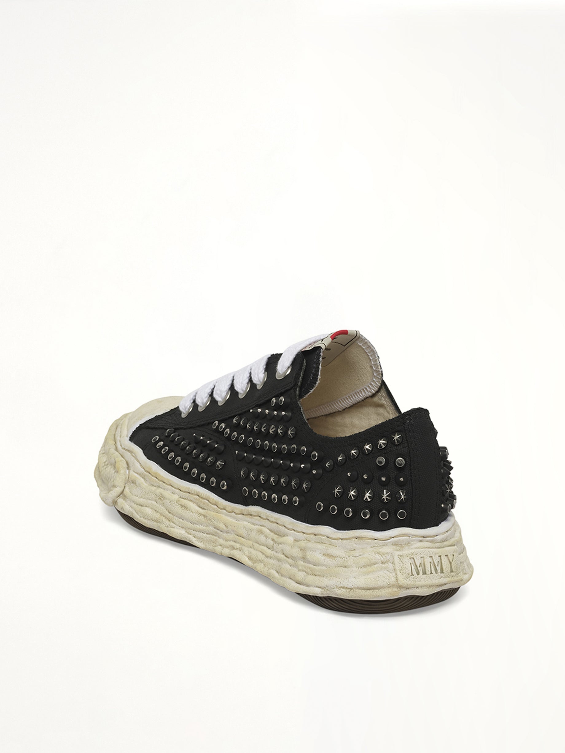 Peterson 23 OG Sneaker in Black Back View | MAISON MIHARA YASUHIRO