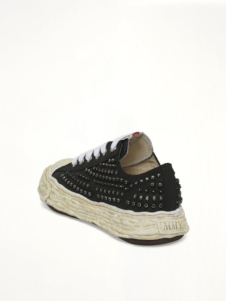 Peterson 23 OG Sneaker in Black Back View | MAISON MIHARA YASUHIRO