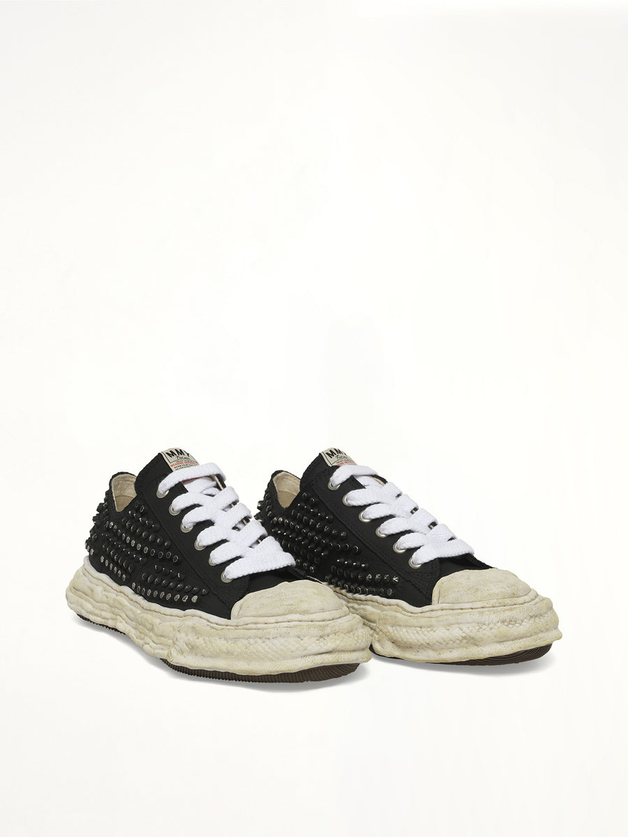 Peterson 23 OG Sneaker in Black Front View | MAISON MIHARA YASUHIRO