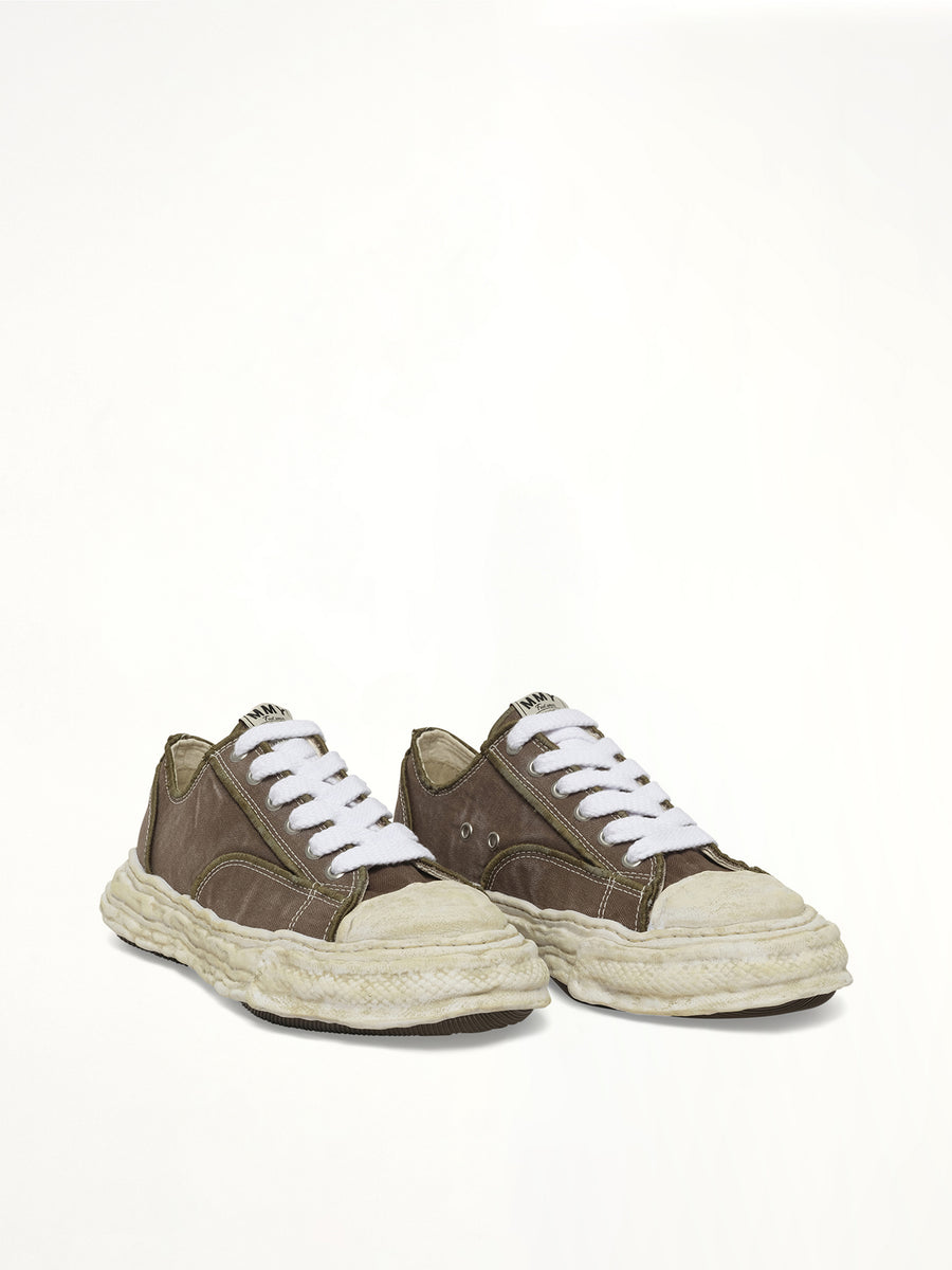 Peterson 23 OG Sneaker in Khaki Front View | MAISON MIHARA YASUHIRO