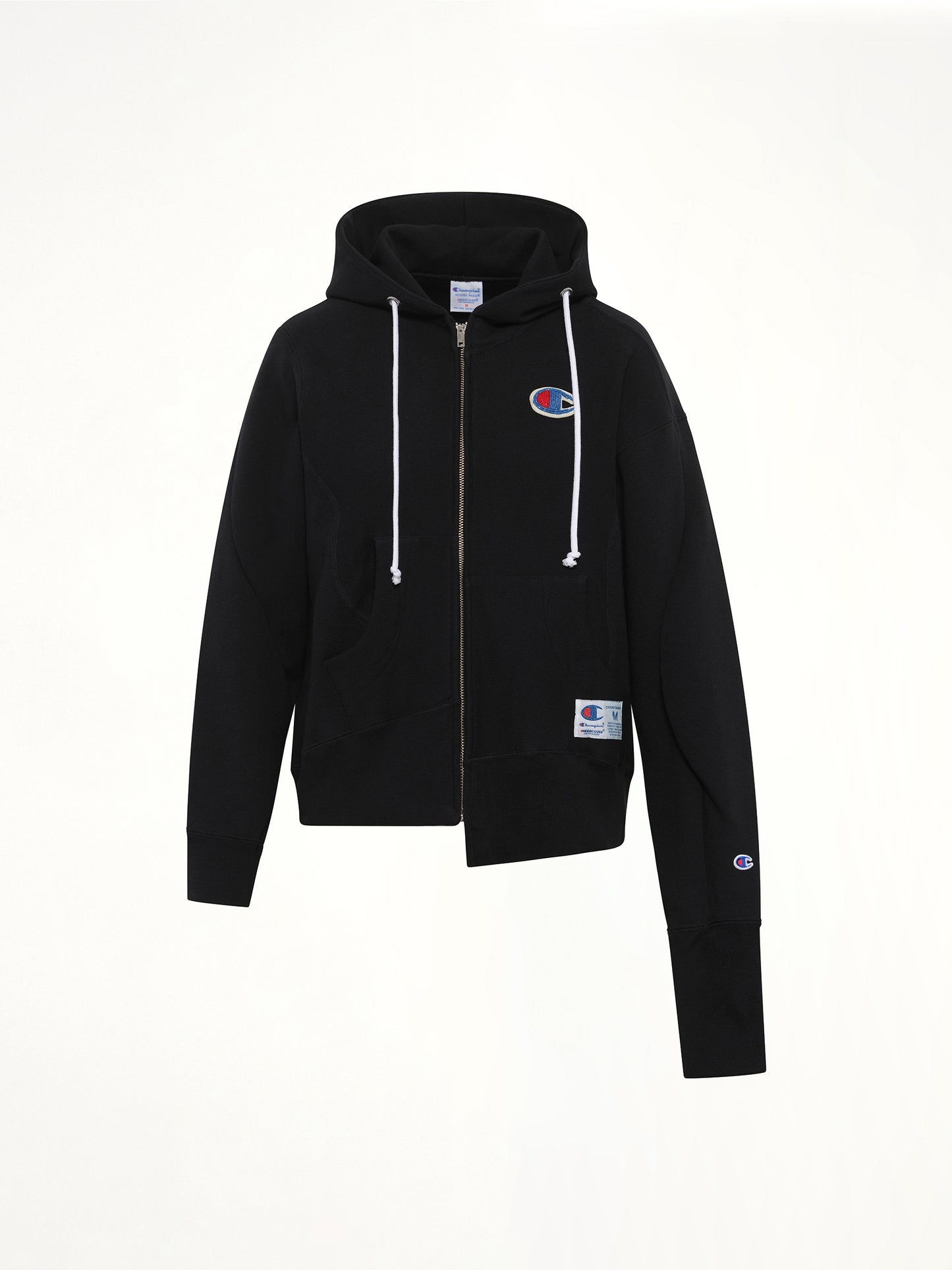 F/W 25 Undercover X Champion Zip Hoodie in Black