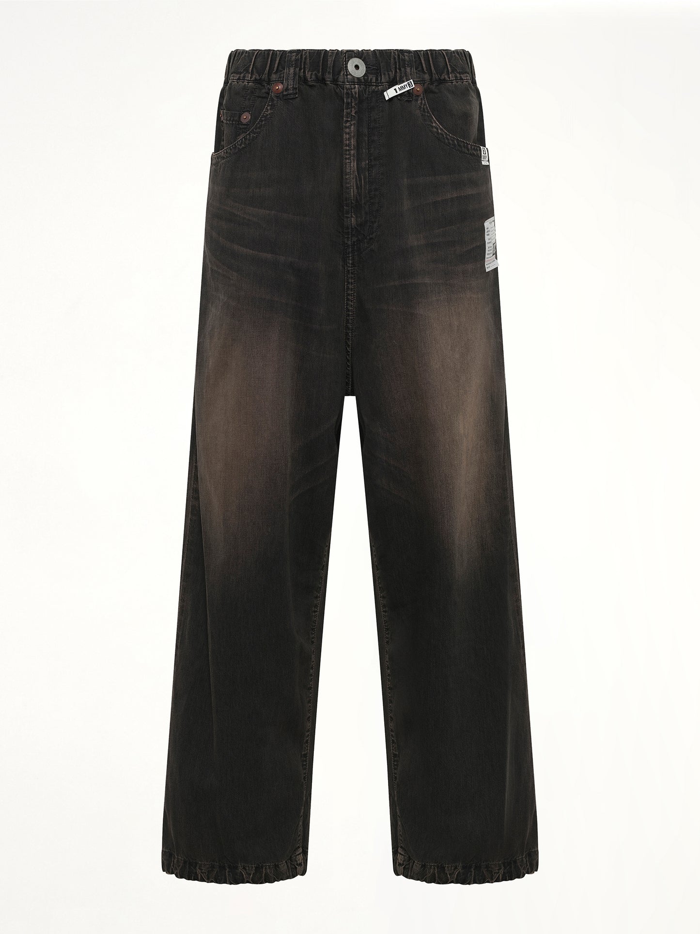 Light Wide Jeans in Black