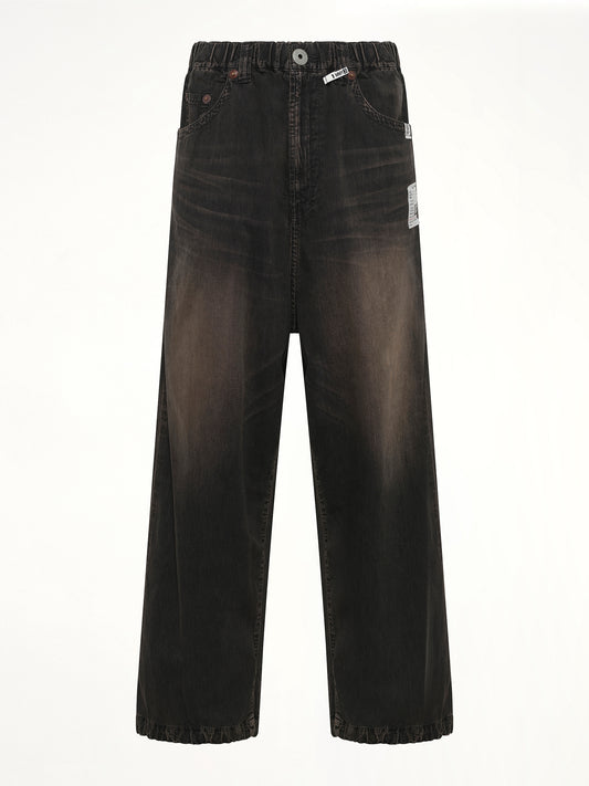 Light Wide Jeans in Black