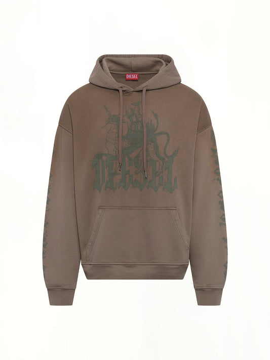 S-GRIFFON Hoodie in Brown