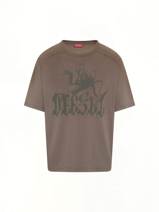 T-JUSSI-A T-Shirt in Brown