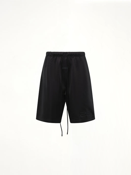 Relaxed Sweatshort in Vintage Black