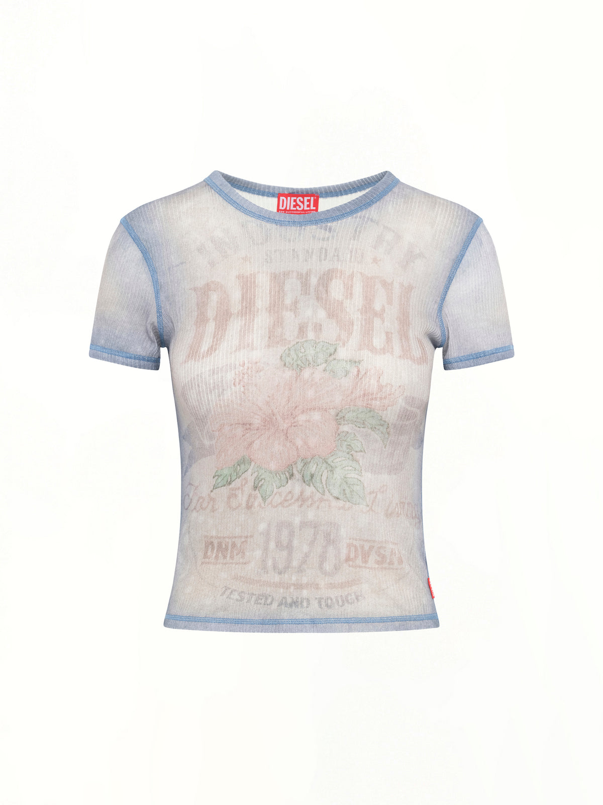 T-IANA T-Shirt in White/Blue