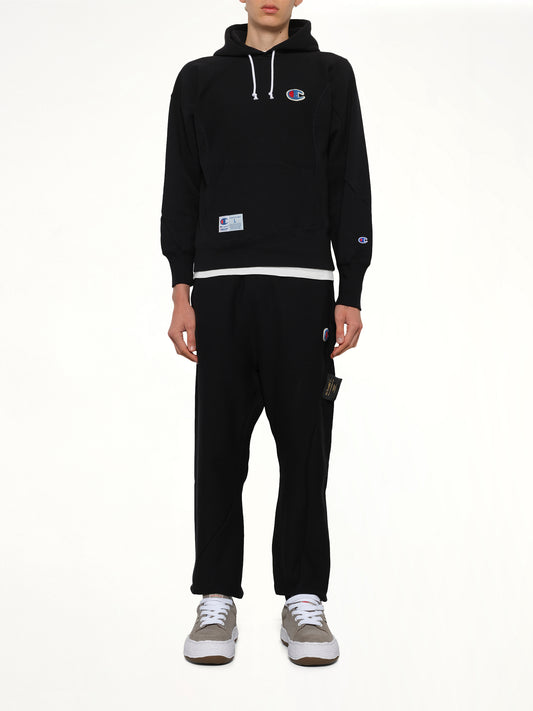 Undercover X Champion Hoodie in Black