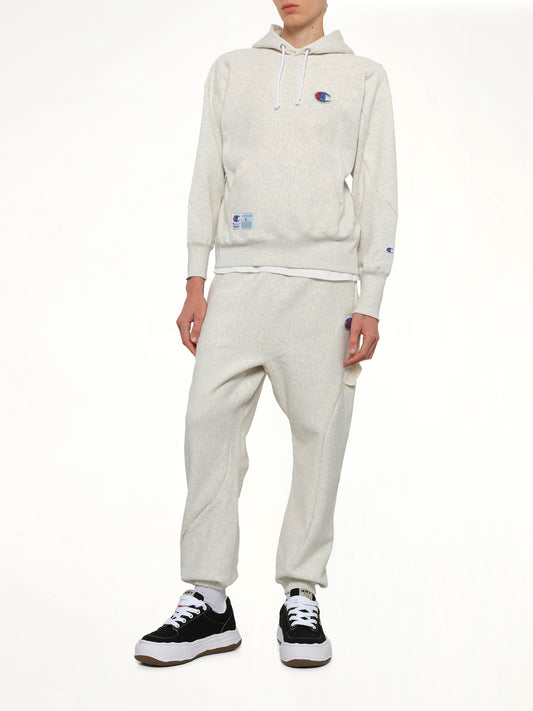 Undercover X Champion Hoodie in Oatmeal