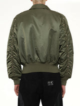 TC x Alpha Industries 봄버 재킷 (리벳 버전) 세이지