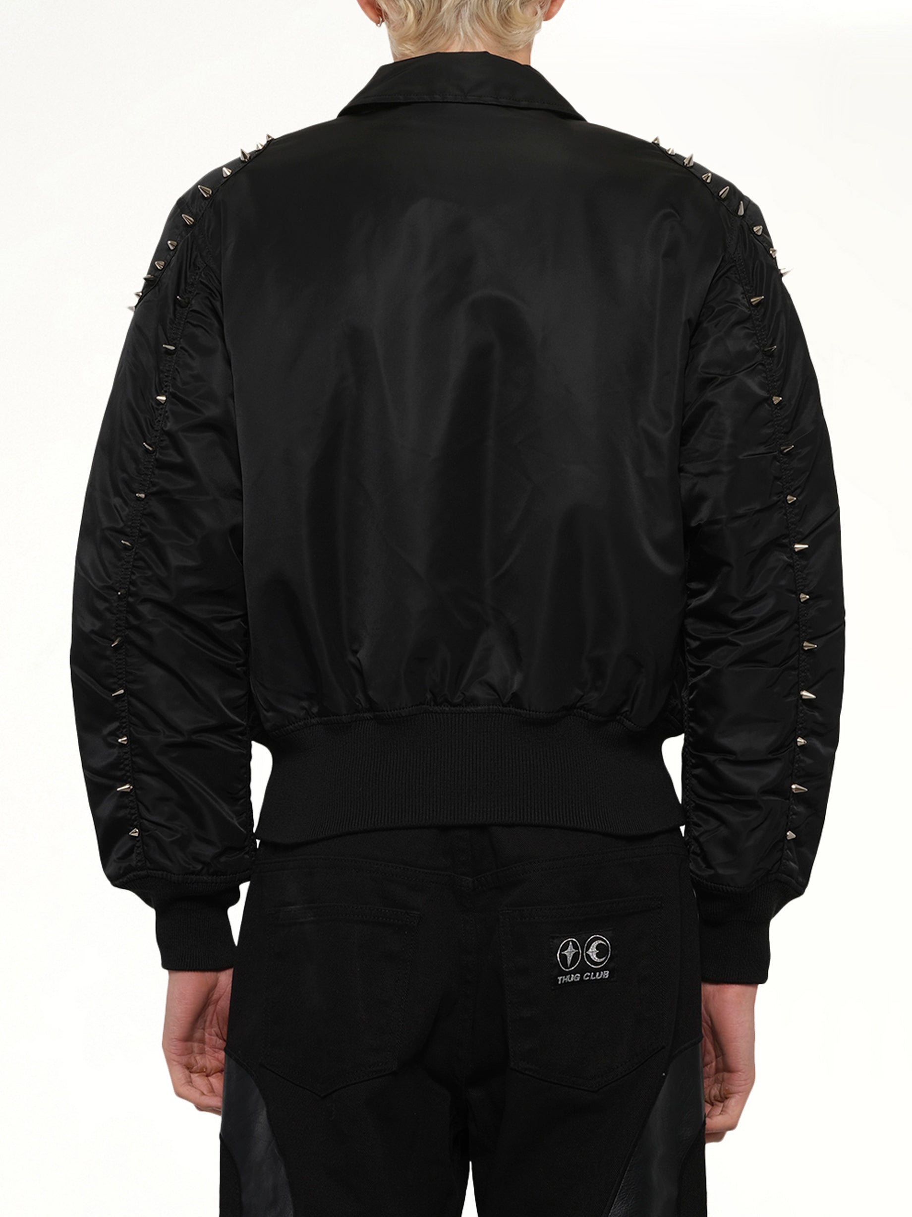 TC x Alpha Industries 봄버 재킷 (스파이크 버전) 블랙