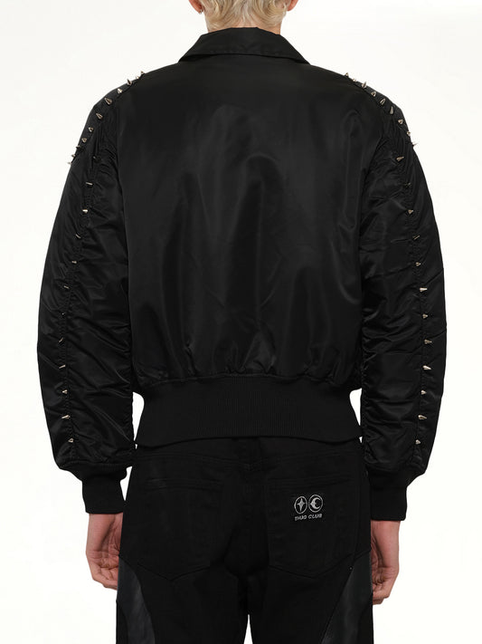 TC x Alpha Industries Bomber Jacket (Spike Ver) in Black