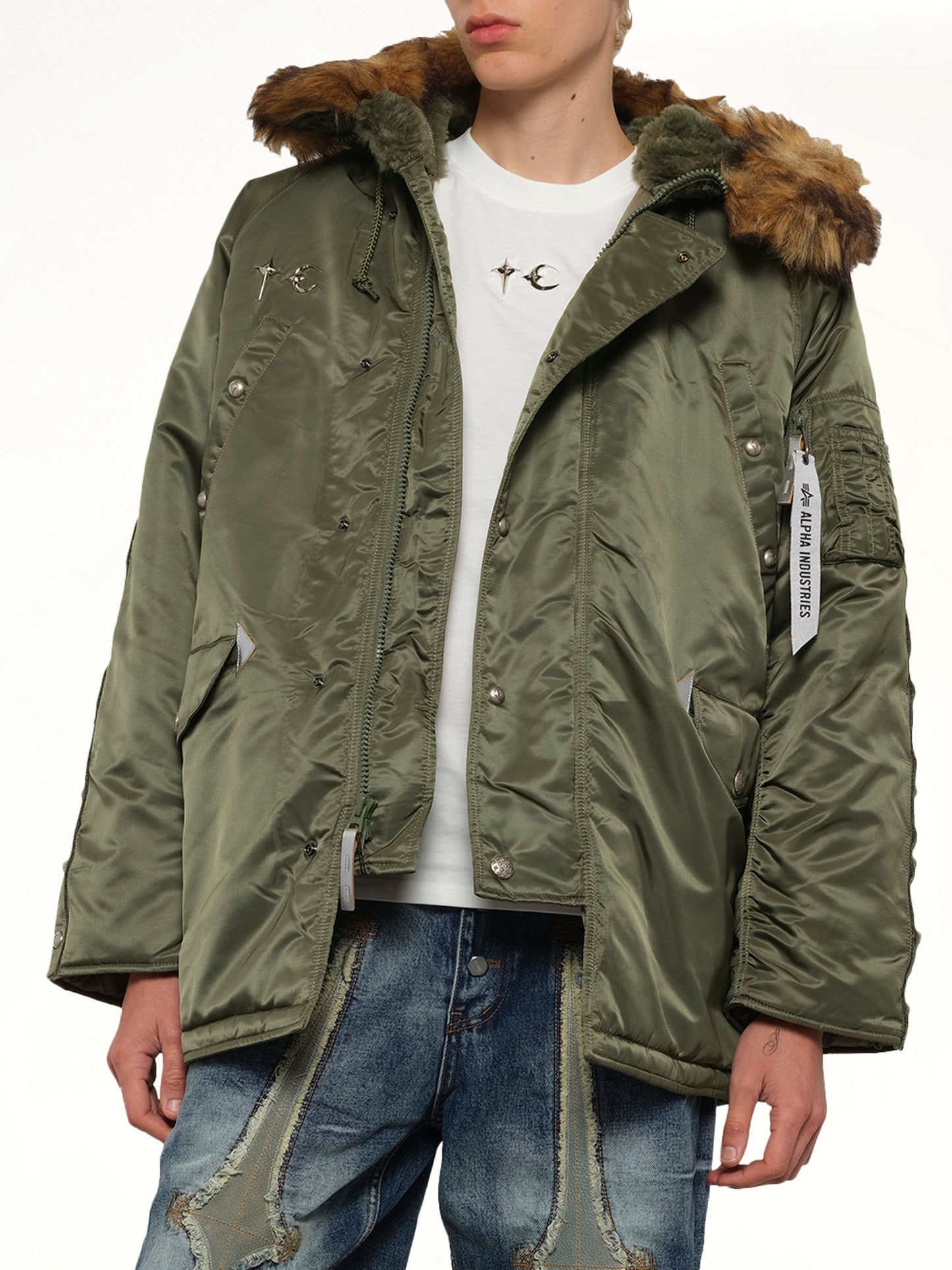 TC x Alpha Industries N-3B Parka in Sage
