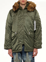 TC x Alpha Industries N-3B Parka in Sage